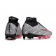 Nike Air Zoom Mercurial Superfly IX Elite AG Rosa Argento Nero