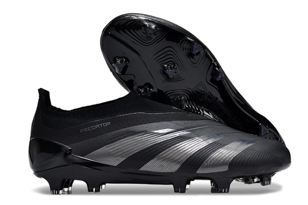 Scarpe da Calcio adidas Predator Elite Senza Lacci FG Nero Core