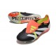 Scarpe da calcio Predator Elite Foldover Tongue FG Nero Core Bianco Rosso Solare