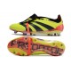 Scarpe da calcio Predator Elite Foldover Tongue FG Giallo Nero Rosso