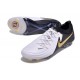 Nike Phantom Luna ii Elite Low FG Bianco Nero Oro Metallizzato