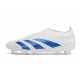 Scarpe da Calcio adidas Predator Elite Senza Lacci FG Bianco Blu