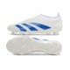 Scarpe da Calcio adidas Predator Elite Senza Lacci FG Bianco Blu