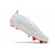 Scarpe da Calcio adidas Predator Elite Senza Lacci FG Bianco Rosso