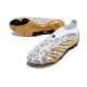 Scarpe da Calcio adidas Predator Elite Senza Lacci FG Oro Bianco Grigio