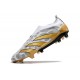 Scarpe da Calcio adidas Predator Elite Senza Lacci FG Oro Bianco Grigio