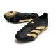 Scarpe da Calcio adidas Predator Elite Senza Lacci FG Nero Oro