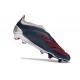 Scarpe da Calcio adidas Predator Elite Senza Lacci FG Argento Nero Rosso