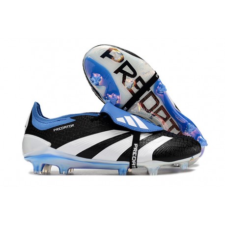 adidas Predator Elite Foldover Tongue FG Nero Bianco Blu