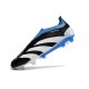 Scarpe da Calcio adidas Predator Elite Senza Lacci FG Nero Bianco Blu