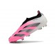 Scarpe da Calcio adidas Predator Elite Senza Lacci FG Rosa Bianco Nero