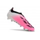 Scarpe da Calcio adidas Predator Elite Senza Lacci FG Rosa Bianco Nero