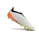 Scarpe adidas Predator Elite Senza Lacci FG Bianco Nero Arancione