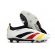 adidas Predator Elite Senza Lacci FG Bianco Nero Rosso Giallo