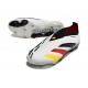 adidas Predator Elite Senza Lacci FG Bianco Nero Rosso Giallo