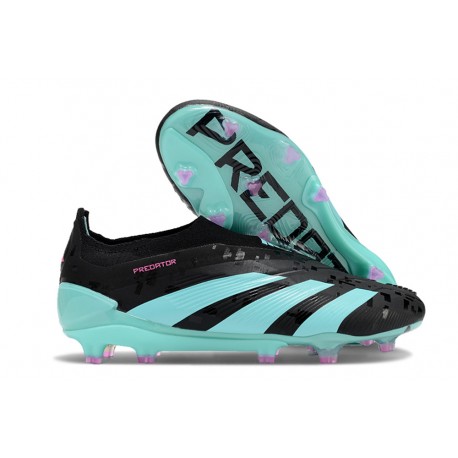 Scarpe da Calcio adidas Predator Elite Senza Lacci FG Nero Blu