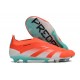 Scarpe da Calcio adidas Predator Elite Senza Lacci FG Rosso Bianco Blu