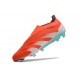 Scarpe da Calcio adidas Predator Elite Senza Lacci FG Rosso Bianco Blu