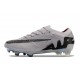 Scarpe Nike Zoom Mercurial Vapor XV Elite FG Grigio Atmosfera Nero