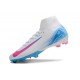 Nike Zoom Mercurial Superfly 10 Elite FG Bianco Blu Rosa