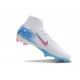 Nike Zoom Mercurial Superfly 10 Elite FG Bianco Blu Rosa