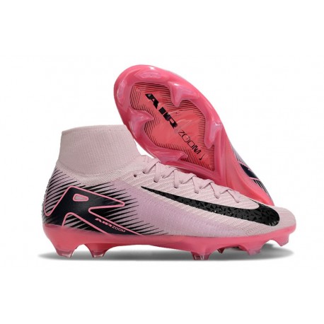 Nike Zoom Mercurial Superfly 10 Elite FG Rosa Nero