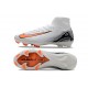 Nike Zoom Mercurial Superfly 10 Elite FG Bianco Arancio