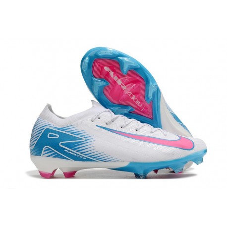 Nike Air Zoom Mercurial Vapor 16 Elite FG Bianco Blu Rosa