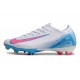 Nike Air Zoom Mercurial Vapor 16 Elite FG Bianco Blu Rosa