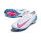 Nike Air Zoom Mercurial Vapor 16 Elite FG Bianco Blu Rosa