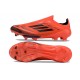 Scarpe adidas F50+ Senza Lacci FG Rosso Nero