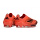 Scarpe adidas F50+ Senza Lacci FG Rosso Nero