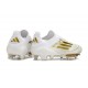 Scarpe adidas F50+ Senza Lacci FG Ftwr Bianco Oro Met Ftwr Bianco