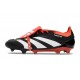 adidas Predator Elite Foldover Tongue FG Nero Core Bianco Rosso Solare