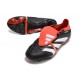 adidas Predator Elite Foldover Tongue FG Nero Core Bianco Rosso Solare