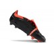 adidas Predator Elite Foldover Tongue FG Nero Core Bianco Rosso Solare