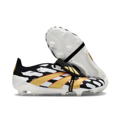 Scarpe adidas Predator Elite FT FG Nero Bianco Oro