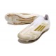 Adidas Scarpa da Calcio F50 Elite LL FG Ftwr Bianco Oro Met Ftwr Bianco