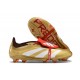 adidas Predator 24 Elite Tongue FG Oro Met Bianco