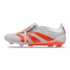 adidas Predator 24 Elite Tongue FG Grigio Rosso