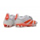 adidas Predator 24 Elite Tongue FG Grigio Rosso