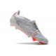 adidas Predator 24 Elite Tongue FG Grigio Rosso