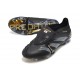 adidas Predator 24 Elite Tongue FG Nero Core Carbone Oro Met