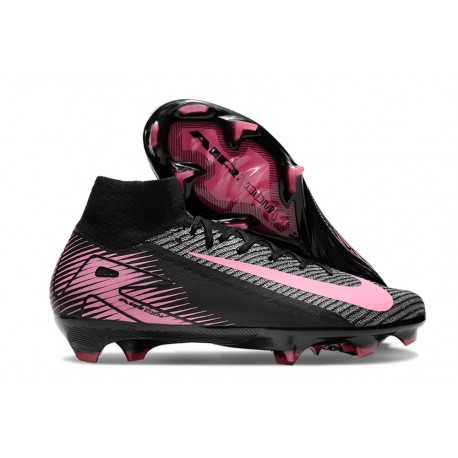 Nike Zoom Mercurial Superfly 10 Elite FG Nero Rosa