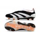 Scarpe da Calcio adidas Predator Elite Senza Lacci FG Nero Bianco Arancione