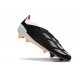 Scarpe da Calcio adidas Predator Elite Senza Lacci FG Nero Bianco Arancione