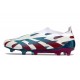 Scarpe da Calcio adidas Predator Elite Senza Lacci FG Bianco Rosso Blu