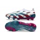 Scarpe da Calcio adidas Predator Elite Senza Lacci FG Bianco Rosso Blu