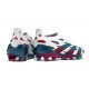 Scarpe da Calcio adidas Predator Elite Senza Lacci FG Bianco Rosso Blu