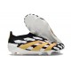 Scarpe da Calcio adidas Predator Elite Senza Lacci FG Nero Bianco Oro